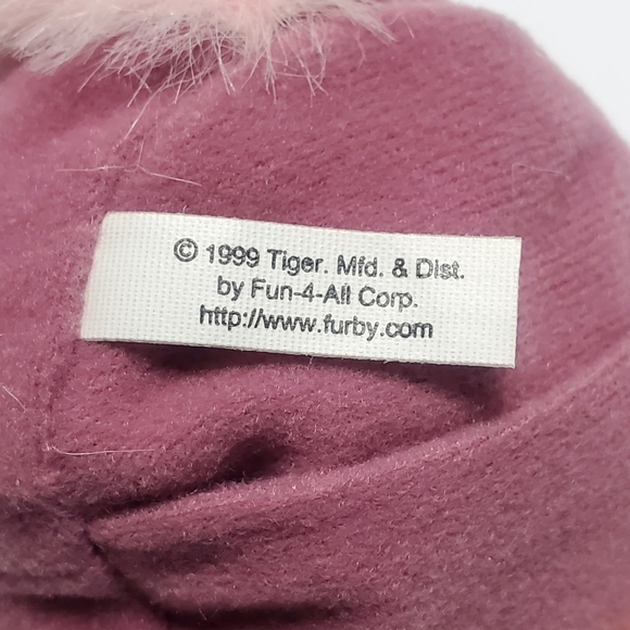 VINTAGE 90'S FURBY SMALL 10cm / 4" PLUSH KEY CHAIN - Picture 3 of 14